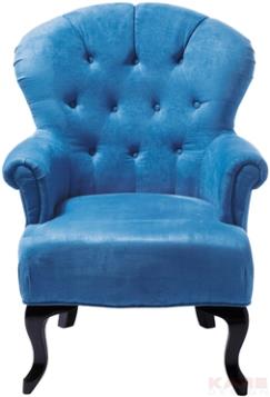כסא זמש כחול - Kare Design