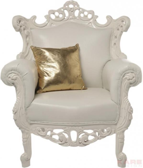 כורסא לבנה מפוארת - Kare Design