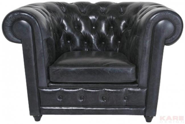 כורסא שחורה ייחודית - Kare Design
