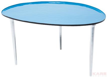 שולחן סלון כחול - Kare Design