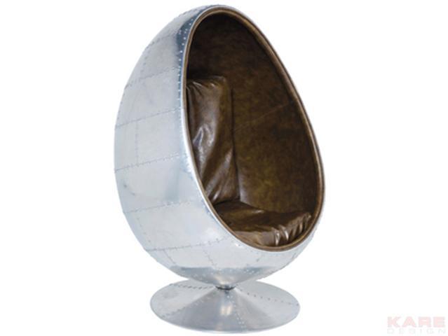 כסא ביצה כסוף - Kare Design