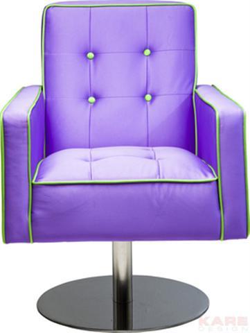 כסא סגול מסתובב - Kare Design