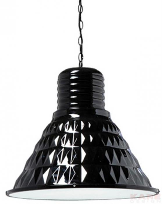 מנורה שחורה מבריקה - Kare Design
