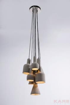 מנורה תלוייה אפורה - Kare Design