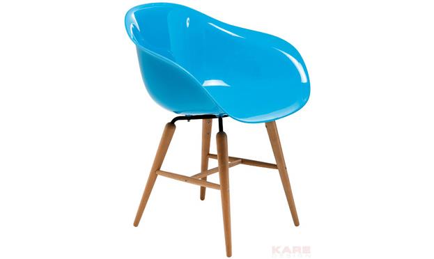 כסא פלסטיק טורקיז - Kare Design