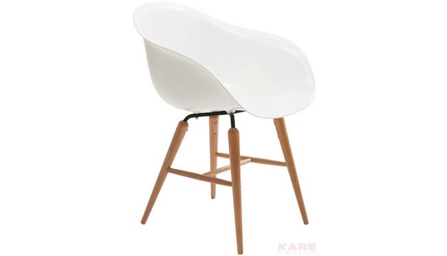 כיסא לבן עץ - Kare Design