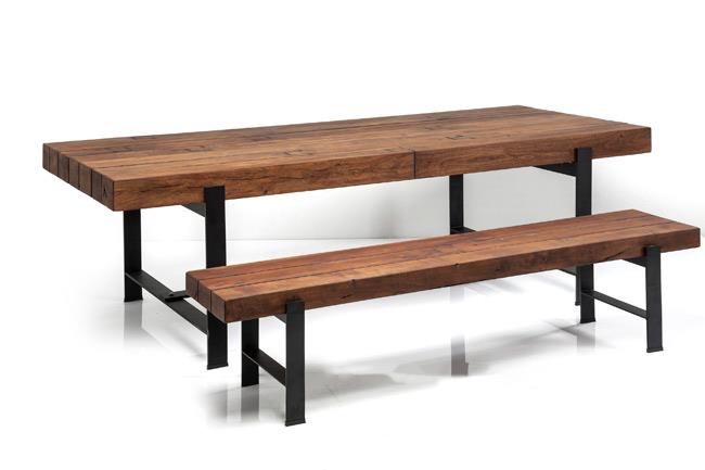 שולחן עץ שיטה - Kare Design