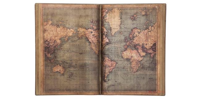 תמונת ספר מפת העולם - Kare Design