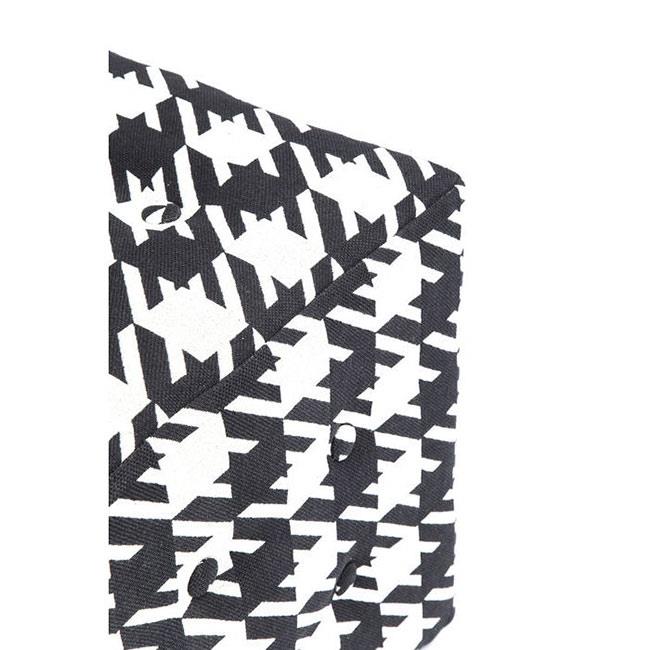שרפרף שחור לבן - Kare Design