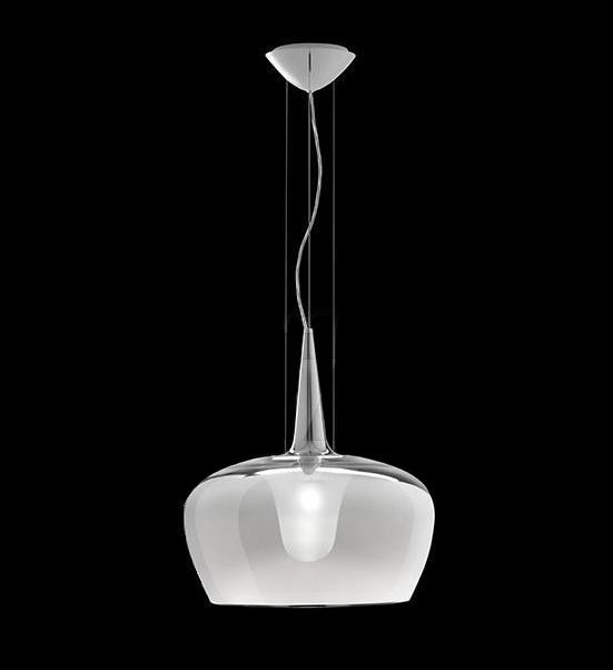 מנורת תליה לבנה מזכוכית - יאיר דורם תאורה - עודפים