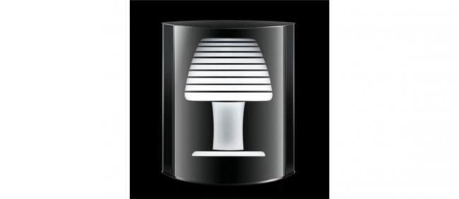 מנורת שולחן הולוגרמה - יאיר דורם תאורה - עודפים