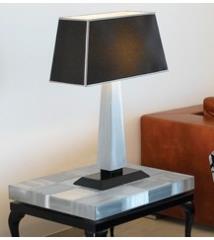 מנורת שולחן מעוצבת - מטאליקה - רהיטי יוקרה
