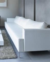 ספה לבנה לסלון - מטאליקה - רהיטי יוקרה
