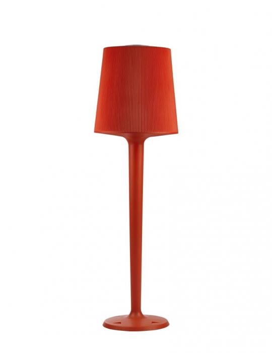 מנורת רצפה אדומה - קמחי תאורה