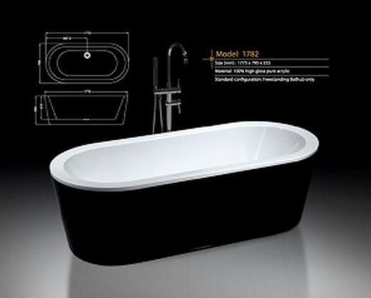אמבטיה שחור-לבן - פרסטיז'