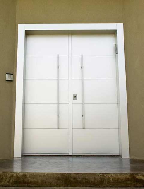 דלת כפולה לבנה - דקור - DECOR