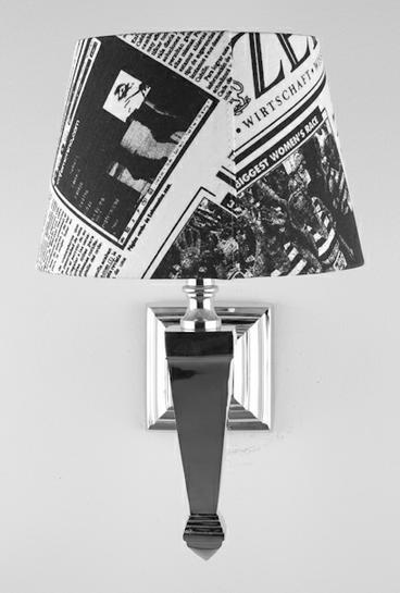 מנורת קיר מעוצבת - שוורץ - הום קולקשיין