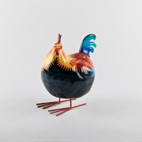 פסל תרנגולת - שוורץ - הום קולקשיין