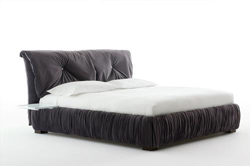 מיטה בצבע שחור - נושה עיצובים