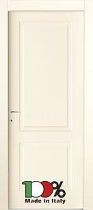 דלת לבנה מעוצבת - לה פורטה - דלתות פנים