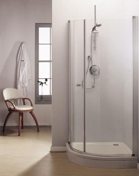 מקלחון מעוגל דלת אחת - אולימפיה דיזיין
