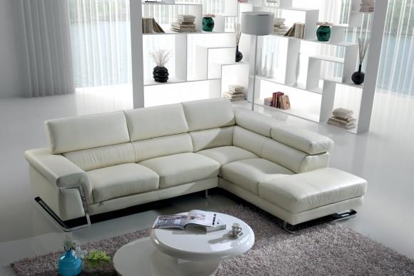 סלון לבן מעור מובחר - להב רהיטים היבואן