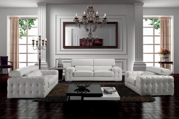 סלון קלאסי לבן - להב רהיטים היבואן