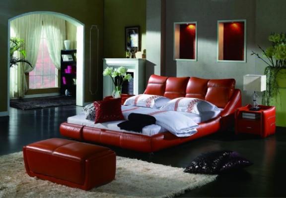 מיטה אדומה זוגית - להב רהיטים היבואן