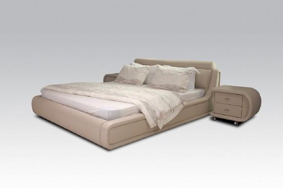 מיטה זוגית דמויית עור - להב רהיטים היבואן