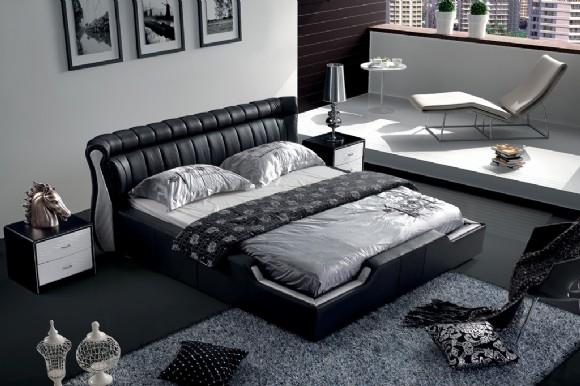 מיטה מפוארת דמויית עור - להב רהיטים היבואן