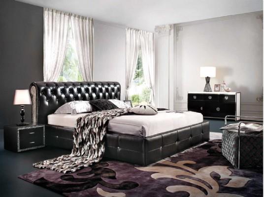 מיטת עור בעיצוב קלאסי - להב רהיטים היבואן