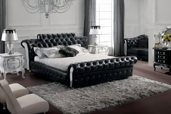 מיטה מעור בעיצוב קלאסי - להב רהיטים היבואן