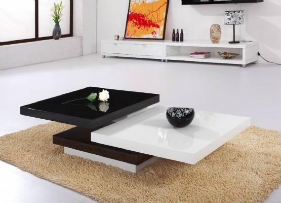 שולחן קפה שחור לבן - להב רהיטים היבואן