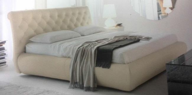 מיטת עור שמנת - להב רהיטים היבואן