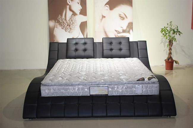 מיטת עור בעיצוב יחודי - להב רהיטים היבואן