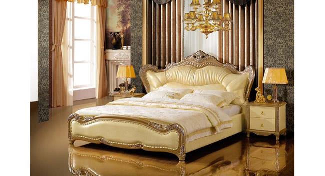 מיטת יוקרה בגוון שמנת - להב רהיטים היבואן