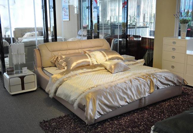 מיטת הורים מעור - להב רהיטים היבואן