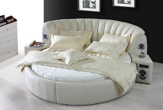מיטה עגולה עם רמקולים - להב רהיטים היבואן