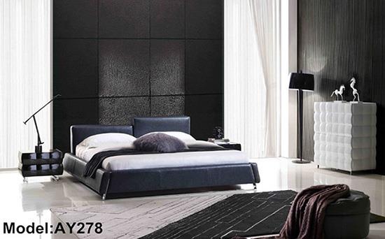 מיטה שחורה מעוצבת - להב רהיטים היבואן