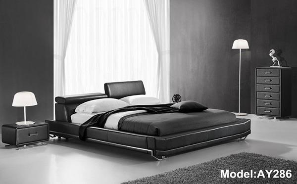 מיטה מעוצבת שחורה - להב רהיטים היבואן