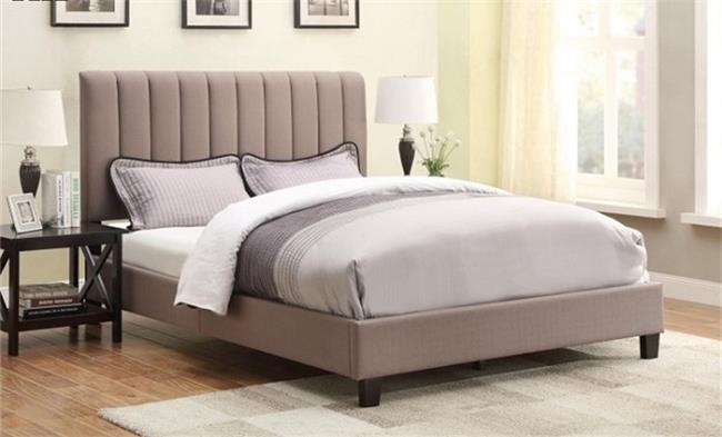 מיטה זוגית מרופדת בצבע אפור בהיר - להב רהיטים היבואן