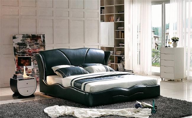 מיטה זוגית אלגנטית שחורה - להב רהיטים היבואן