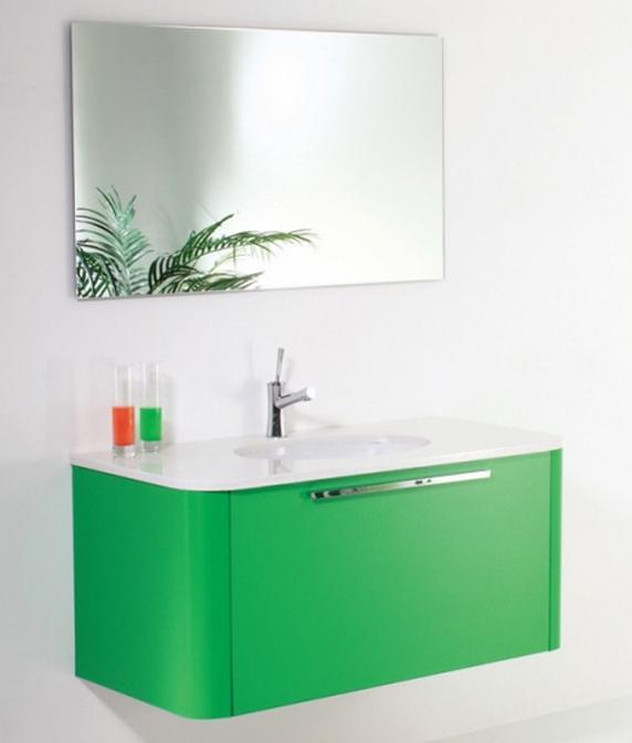 ריהוט אמבטיה ירוק - OM Design