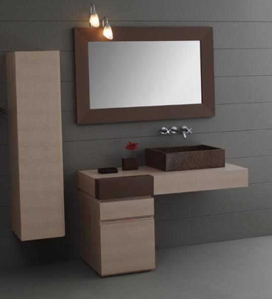 ריהוט עץ לחדר האמבטיה - OM Design