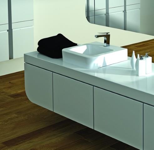 כיור אמבטיה לבן מונח - OM Design