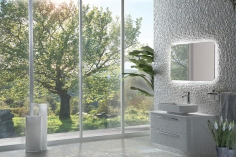 ארון אפור לאמבטיה - OM Design