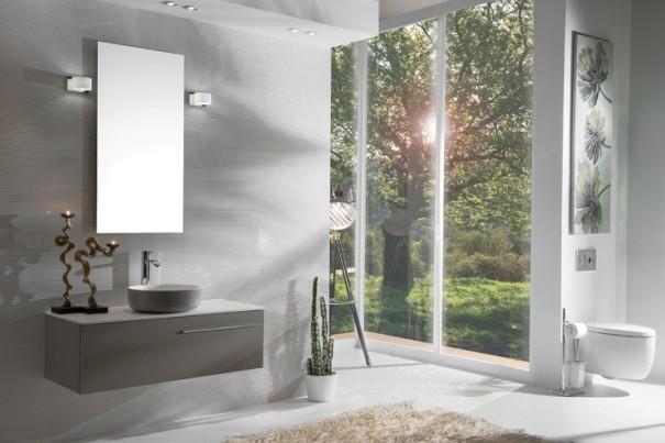 ארון אמבטיה בגוון אפור - OM Design