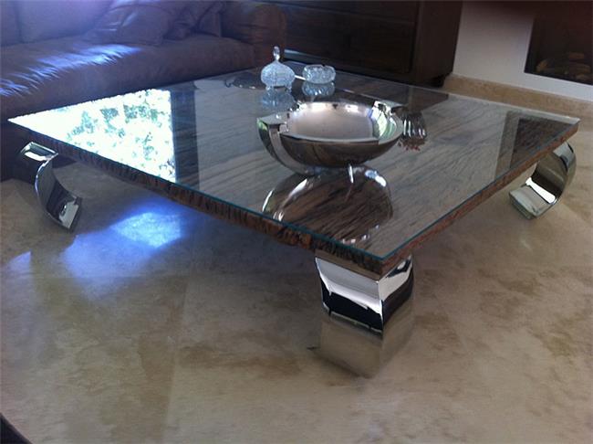 שולחן מרובע לסלון - נוף עיצובים פלוס בע"מ