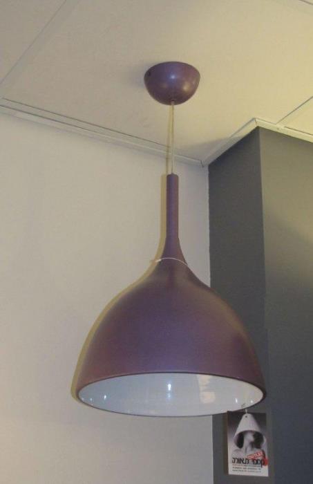 מנורת תליה סגולה - קמחי תאורה outlet