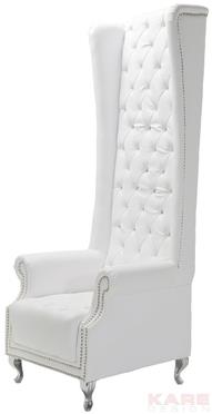 כורסא לבנה בעיצוב מיוחד - kare design - עודפים 